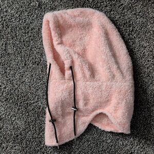 Cozy Pink Fleece Hood